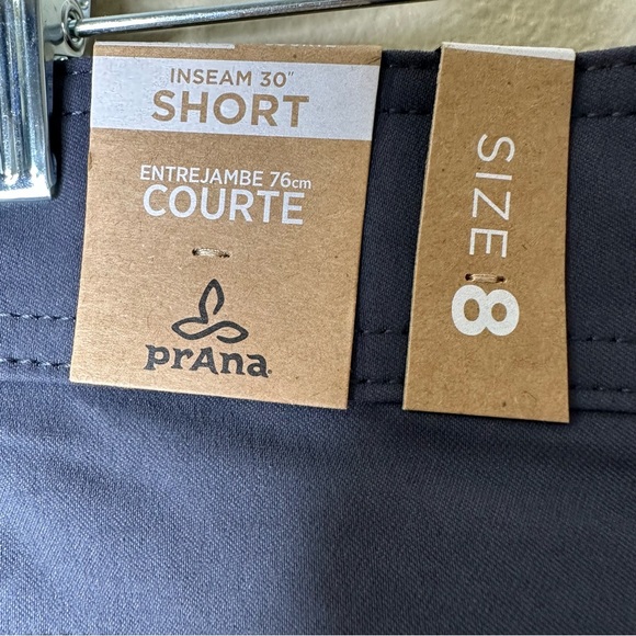 prAna Pants Halle Straight Hiking Pockets Coal Gray Size 8 Short 30” NWT - Picture 10 of 16